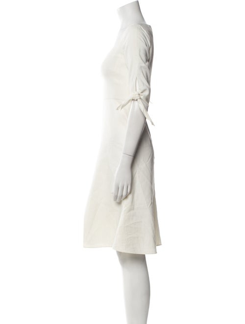 Tailored by Rebecca Taylor Square Neckline Knee-Length Dress