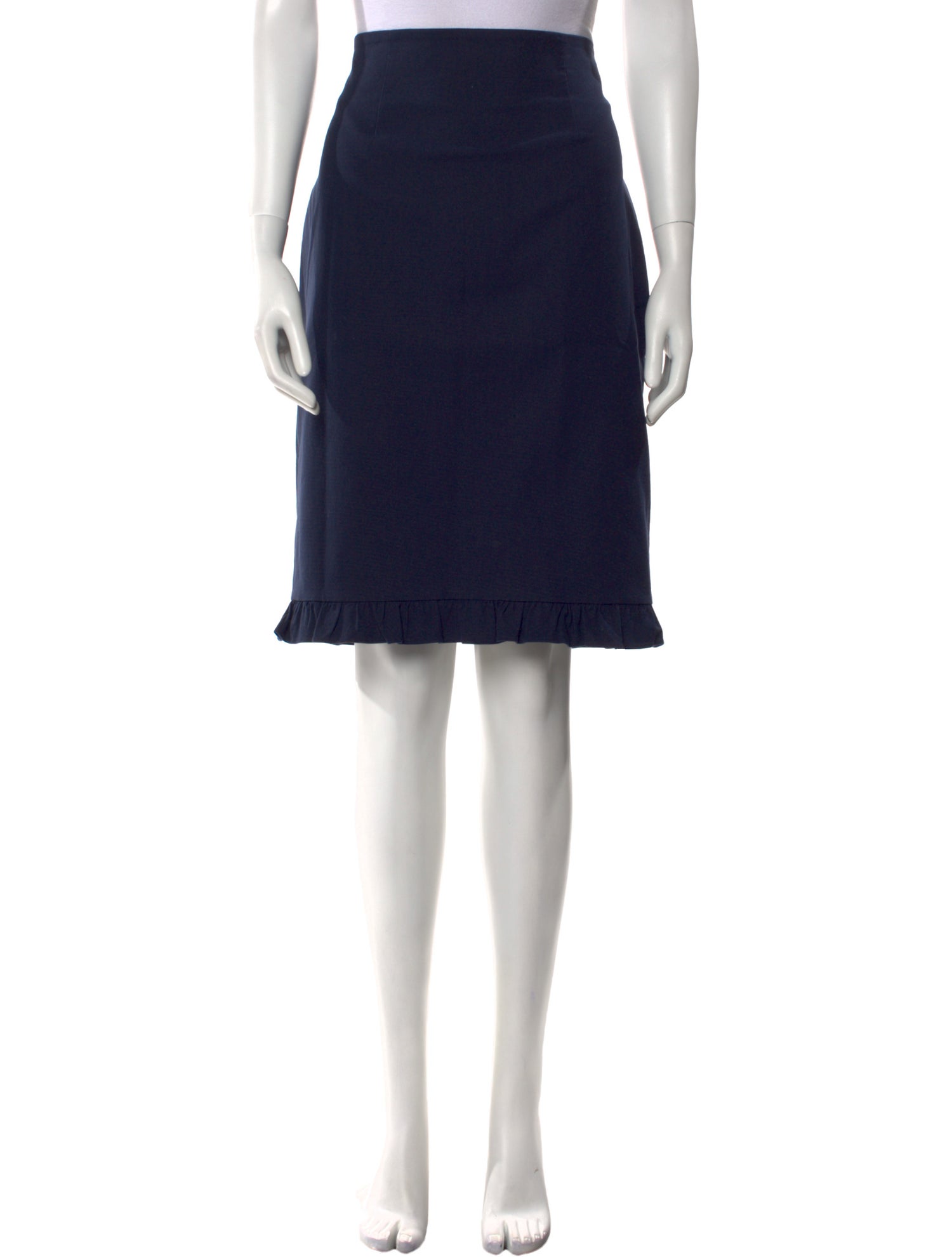 Tailored by Rebecca Taylor Ruffle Embellishment Knee-Length Skirt w/ Tags