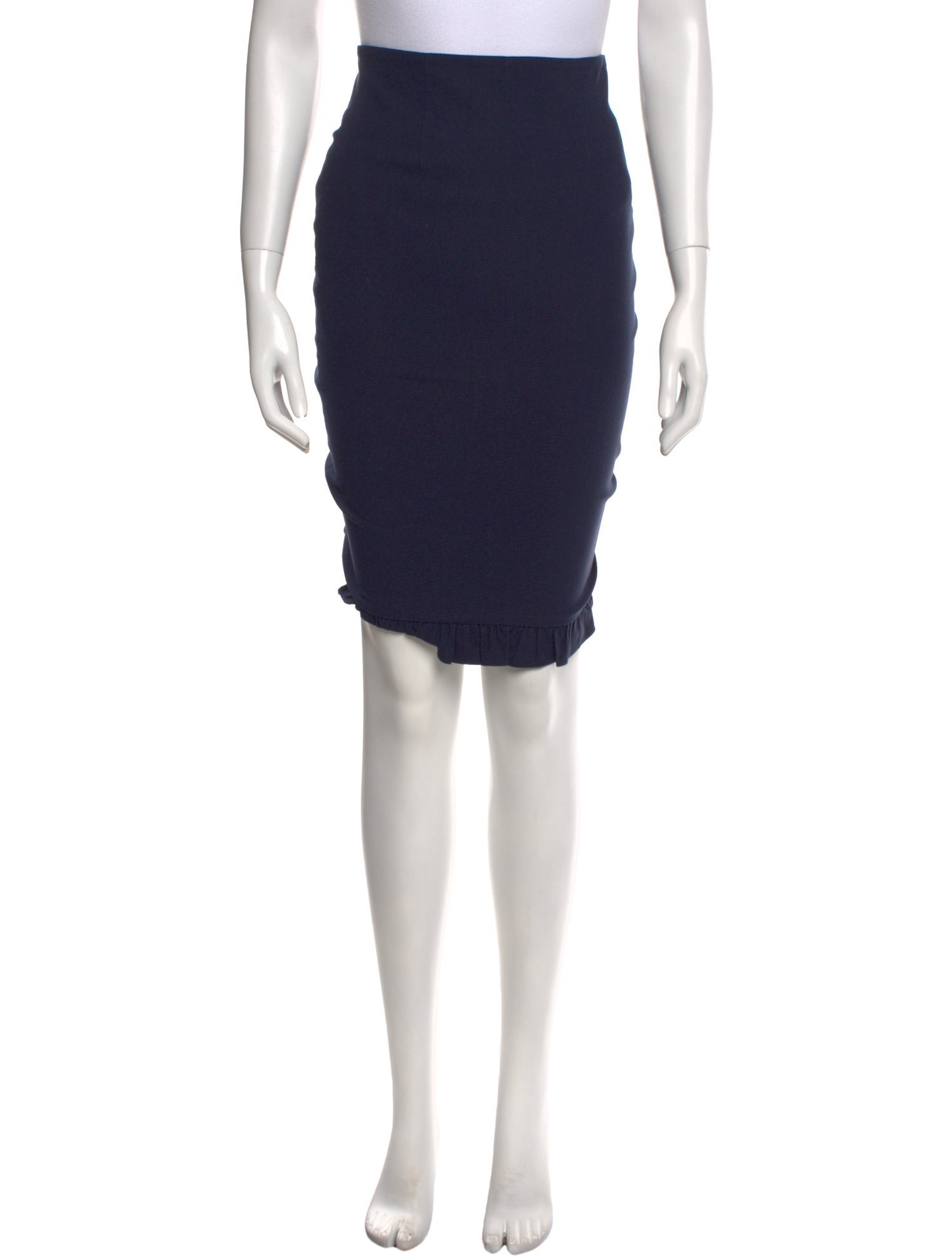 Tailored by Rebecca Taylor Ruffle Embellishment Knee-Length Skirt w/ Tags