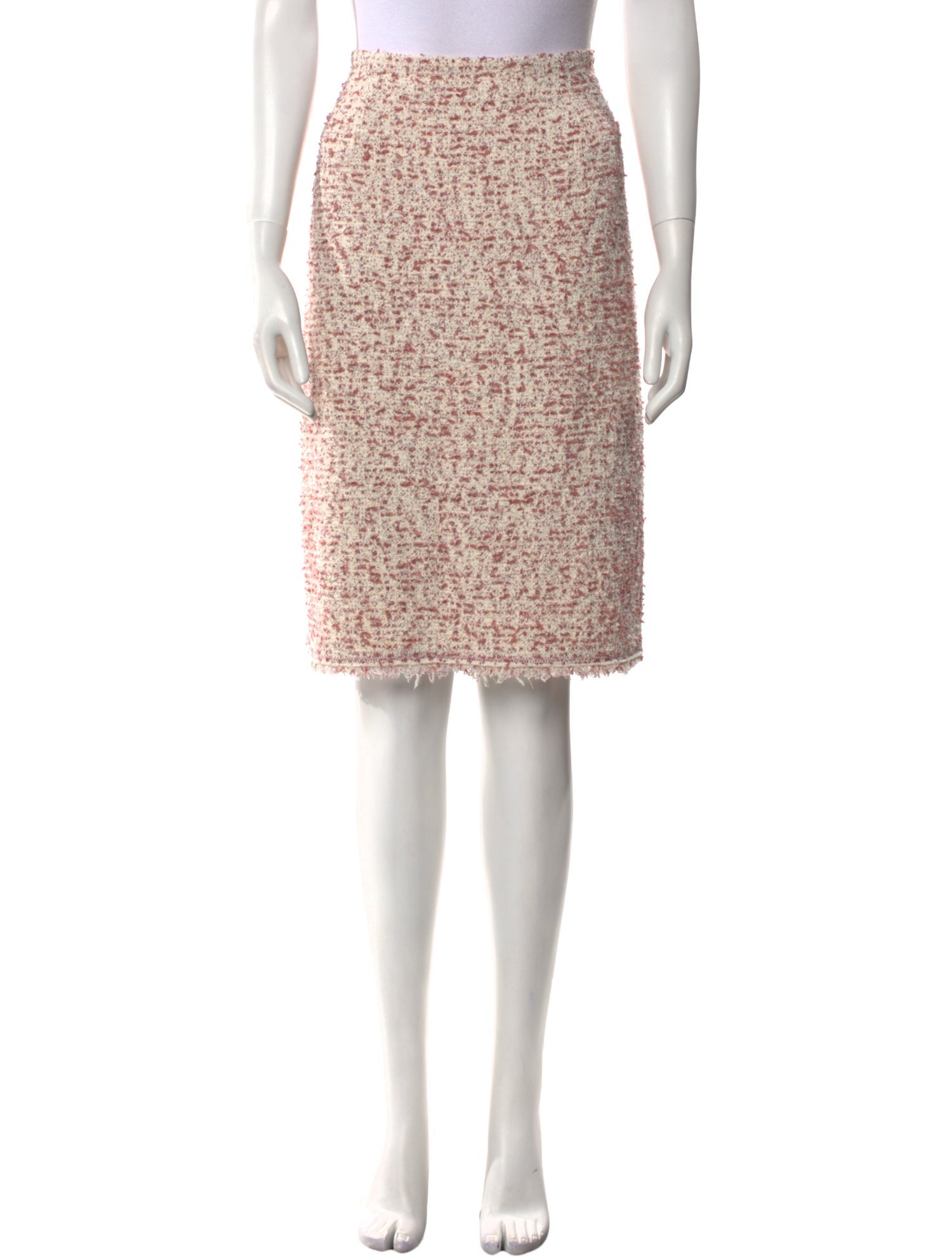 Tailored by Rebecca Taylor Tweed Pattern Knee-Length Skirt w/ Tags