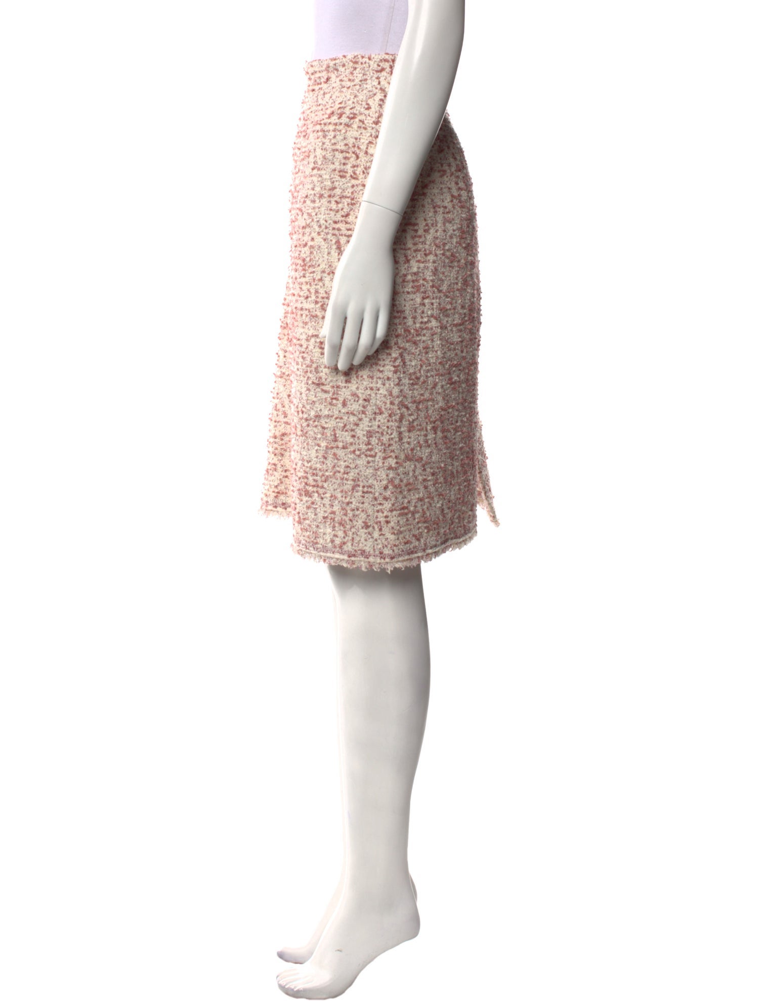 Tailored by Rebecca Taylor Tweed Pattern Knee-Length Skirt w/ Tags