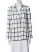 Tailored by Rebecca Taylor Plaid Print Blazer