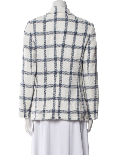 Tailored by Rebecca Taylor Plaid Print Blazer