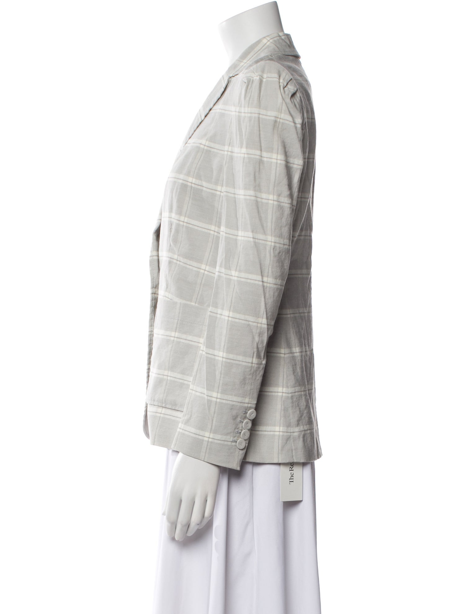 Tailored by Rebecca Taylor Plaid Print Blazer