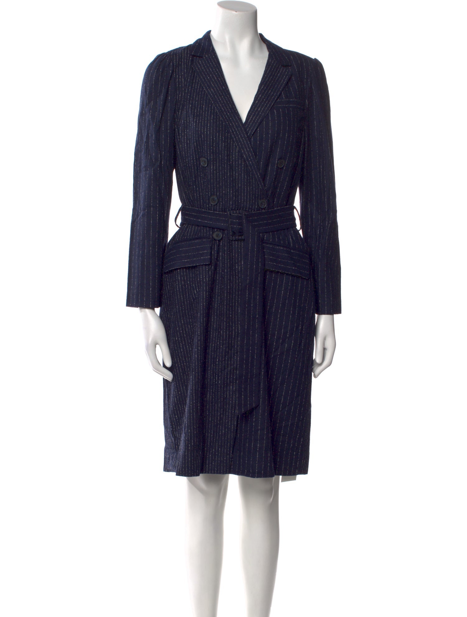 Tailored by Rebecca Taylor V-Neck Knee-Length Dress