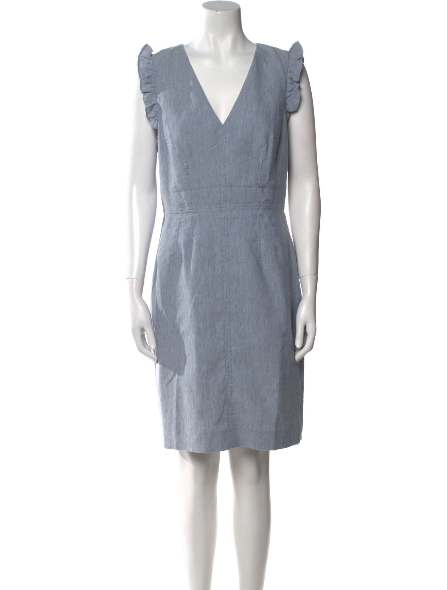 Tailored by Rebecca Taylor V-Neck Mini Dress