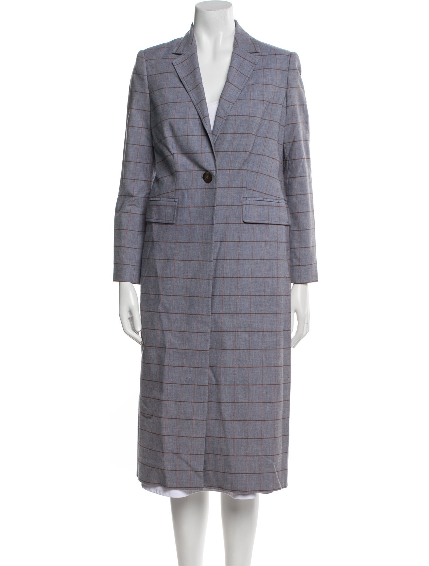 Tailored by Rebecca Taylor Plaid Print Blazer