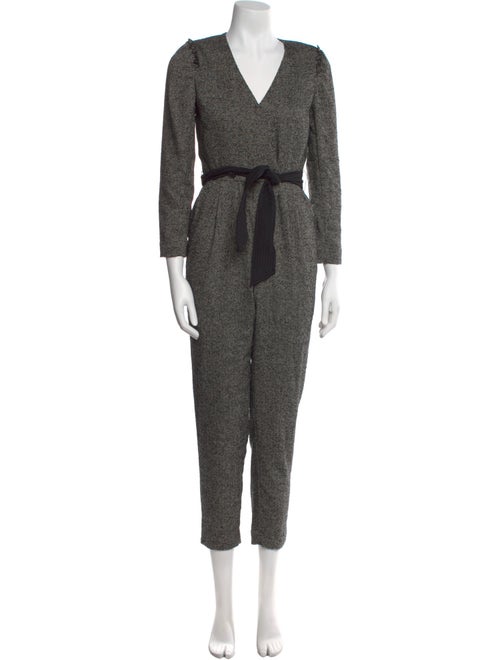 Tailored by Rebecca Taylor Wool V-Neck Jumpsuit