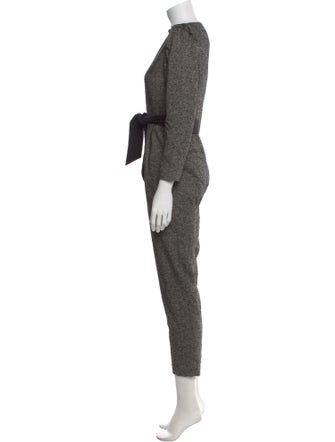 Tailored by Rebecca Taylor Wool V-Neck Jumpsuit