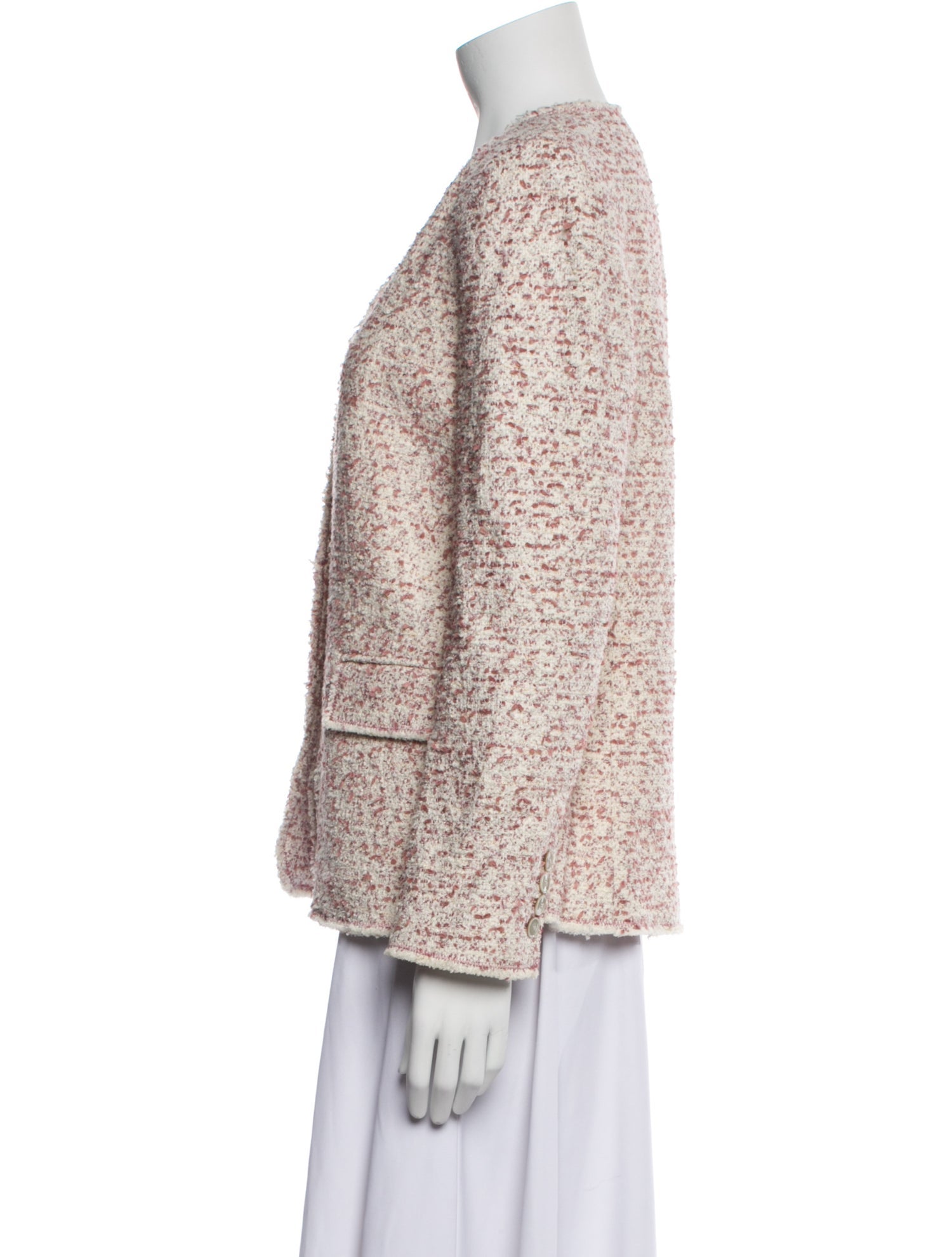 Tailored by Rebecca Taylor Tweed Tweed Pattern Blazer