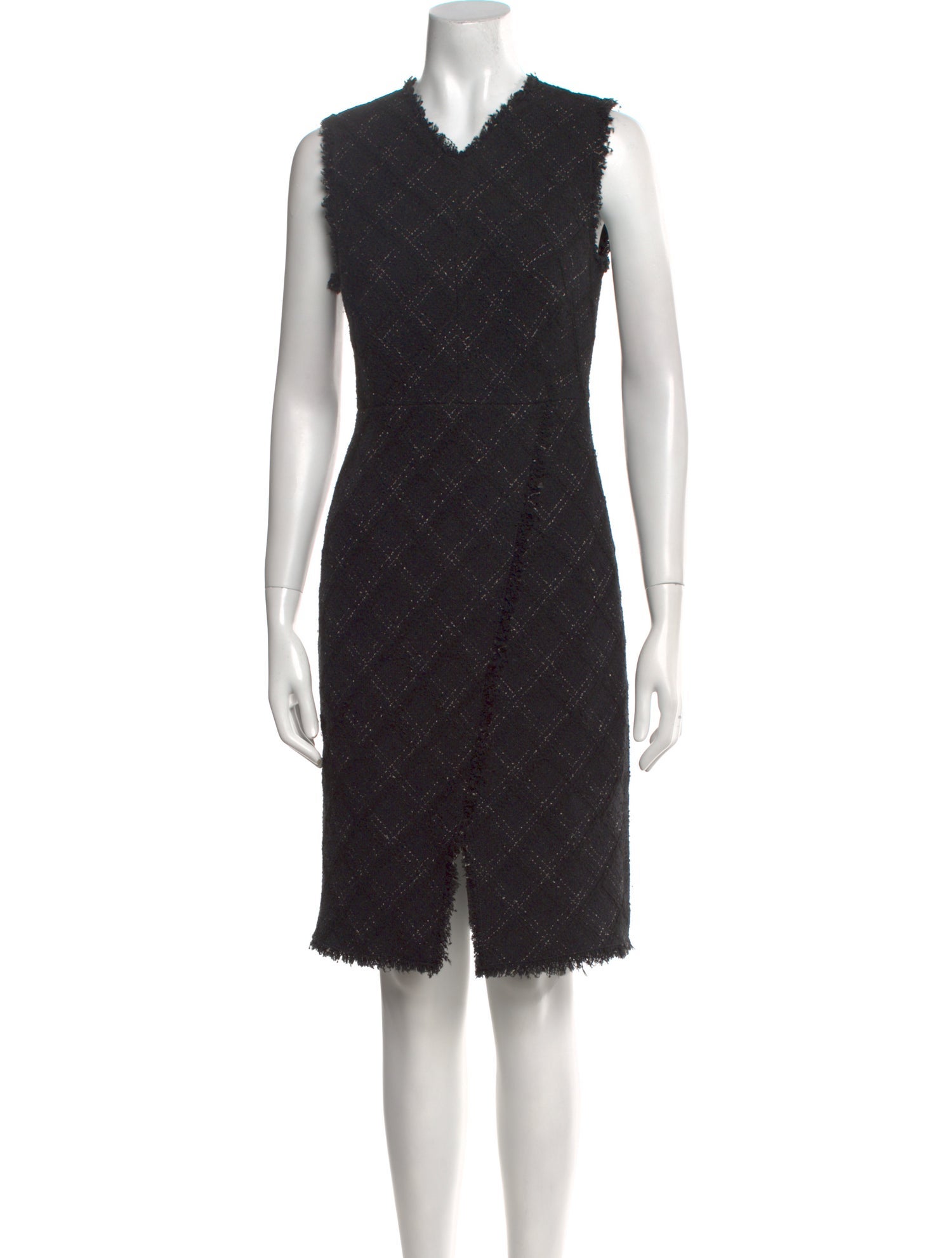 Tailored by Rebecca Taylor Plaid Print Knee-Length Dress