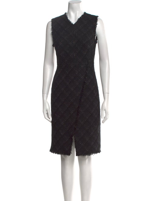 Tailored by Rebecca Taylor Plaid Print Knee-Length Dress