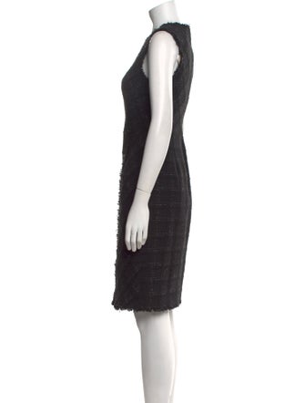 Tailored by Rebecca Taylor Plaid Print Knee-Length Dress