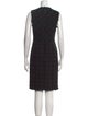 Tailored by Rebecca Taylor Plaid Print Knee-Length Dress