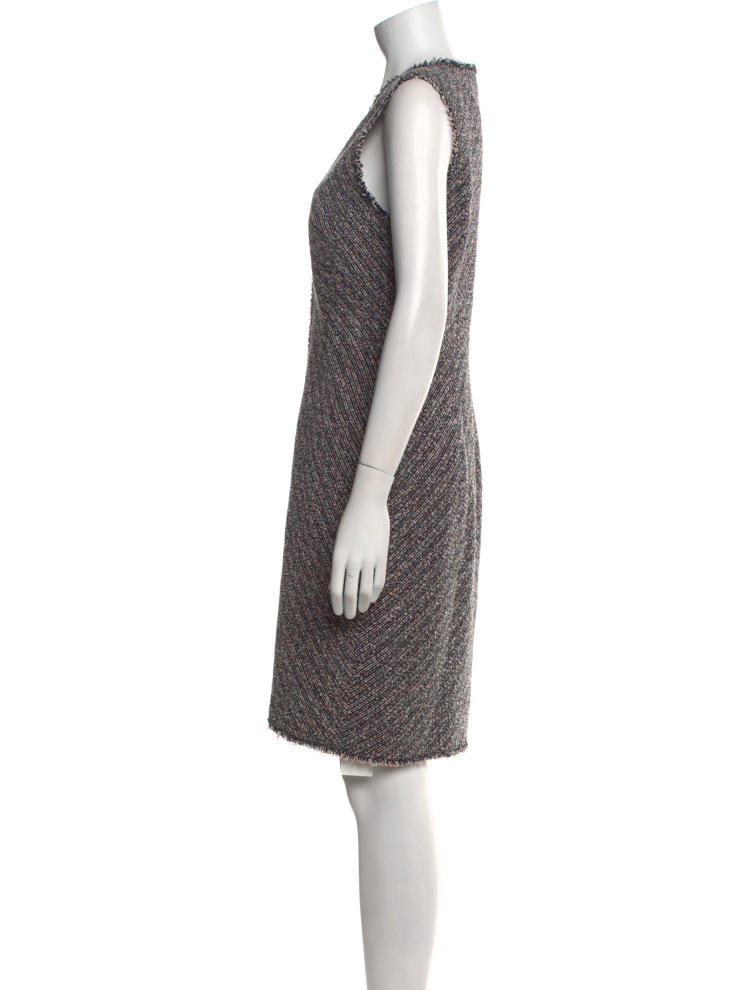 Tailored by Rebecca Taylor V-Neck Knee-Length Dress