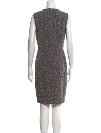 Tailored by Rebecca Taylor V-Neck Knee-Length Dress