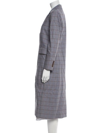 Tailored by Rebecca Taylor Plaid Print Coat