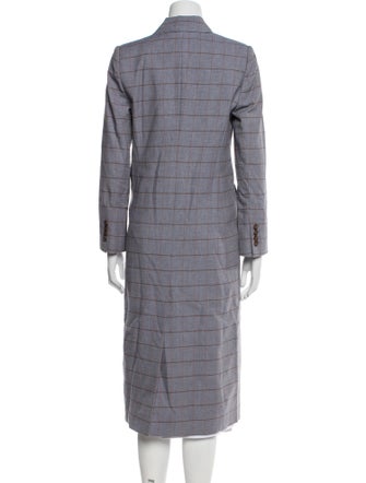 Tailored by Rebecca Taylor Plaid Print Coat