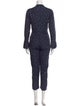 Tailored by Rebecca Taylor Silk Polka Dot Print Jumpsuit