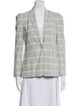 Tailored by Rebecca Taylor Plaid Print Blazer