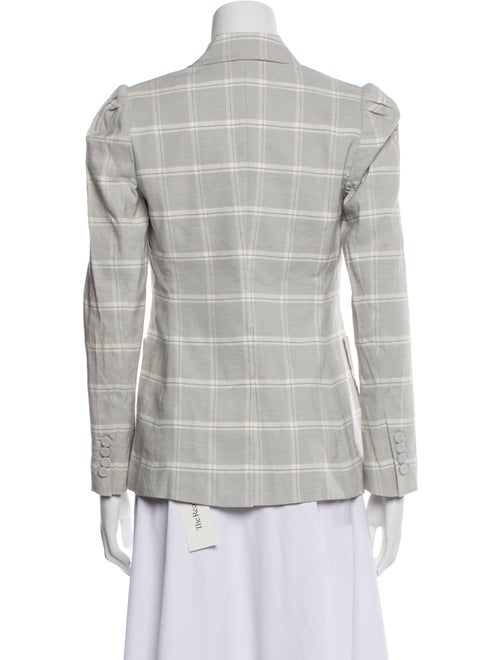 Tailored by Rebecca Taylor Plaid Print Blazer