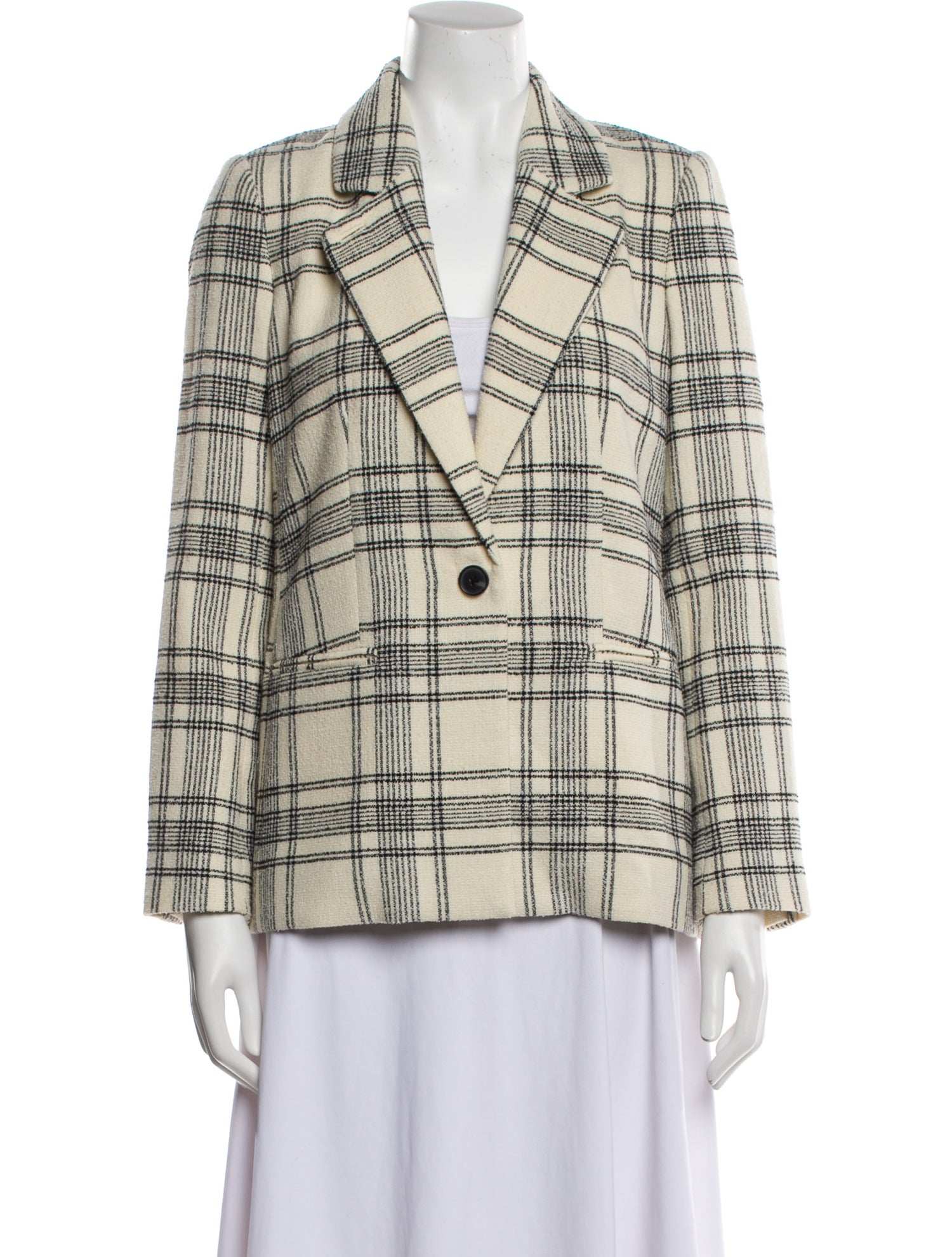 Tailored by Rebecca Taylor Plaid Print Blazer w/ Tags