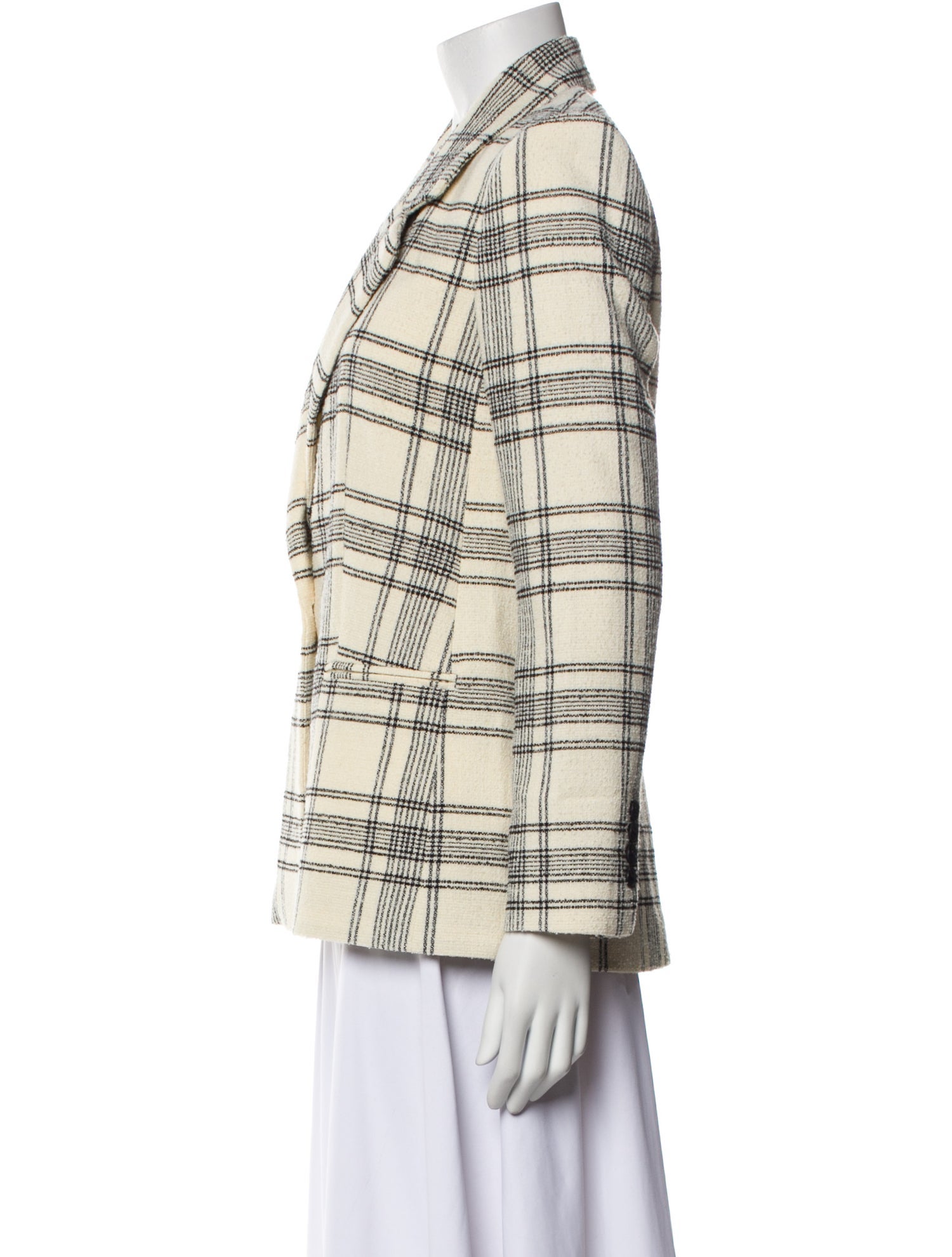 Tailored by Rebecca Taylor Plaid Print Blazer w/ Tags