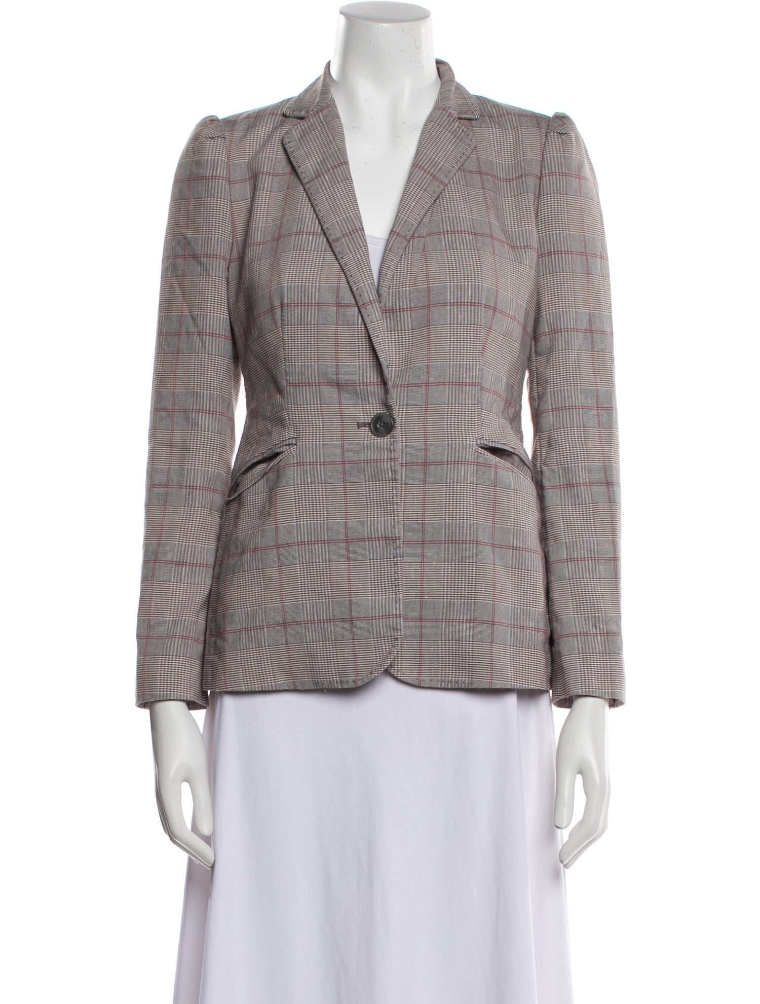 Tailored by Rebecca Taylor Plaid Print Blazer w/ Tags