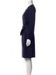 Tailored by Rebecca Taylor Virgin Wool Knee-Length Dress