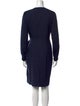 Tailored by Rebecca Taylor Virgin Wool Knee-Length Dress