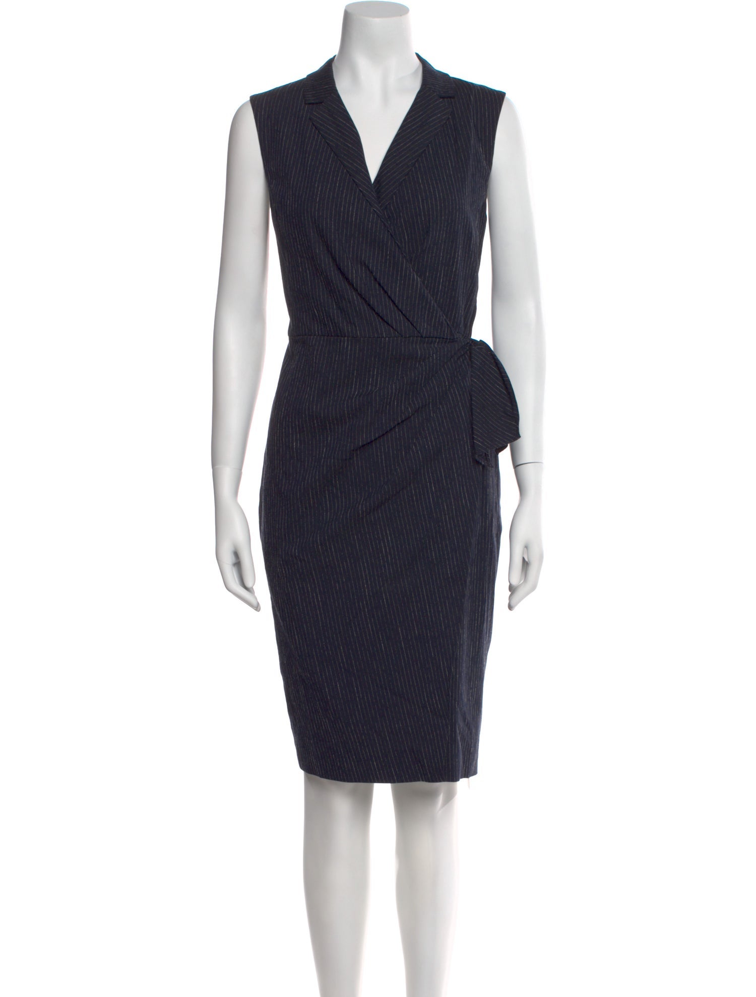 Tailored by Rebecca Taylor V-Neck Knee-Length Dress