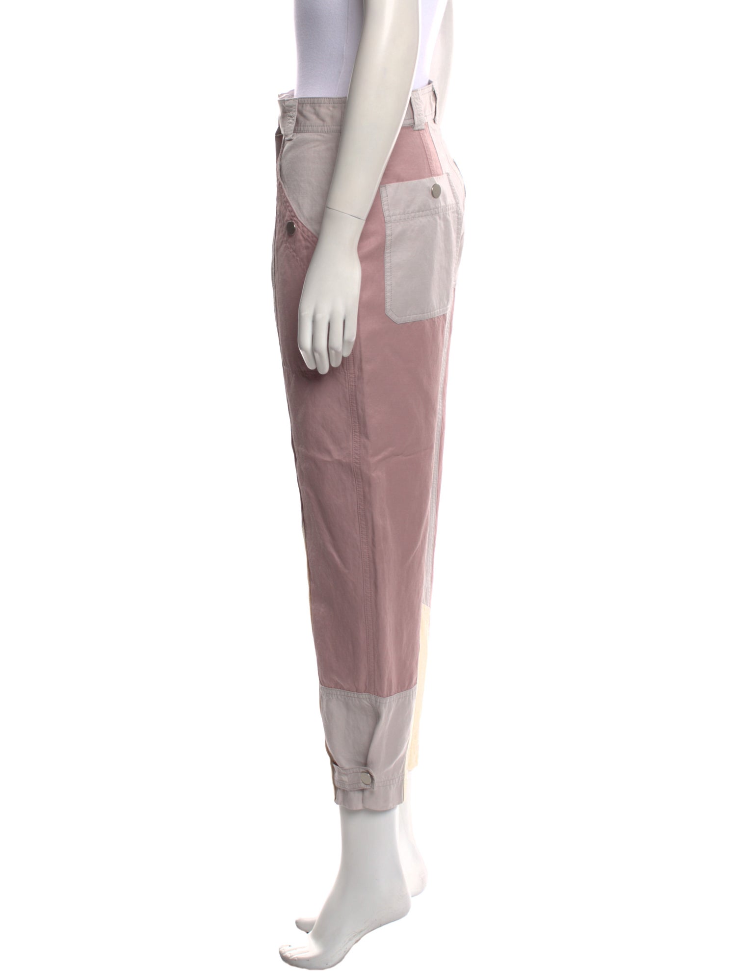 Tailored by Rebecca Taylor Colorblock Pattern Straight Leg Pants
