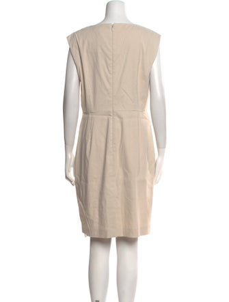 Tailored by Rebecca Taylor Bateau Neckline Mini Dress