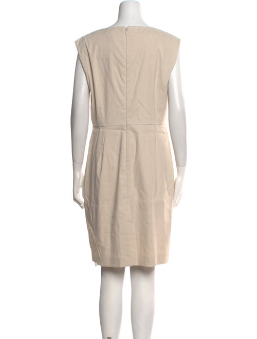 Tailored by Rebecca Taylor Bateau Neckline Mini Dress