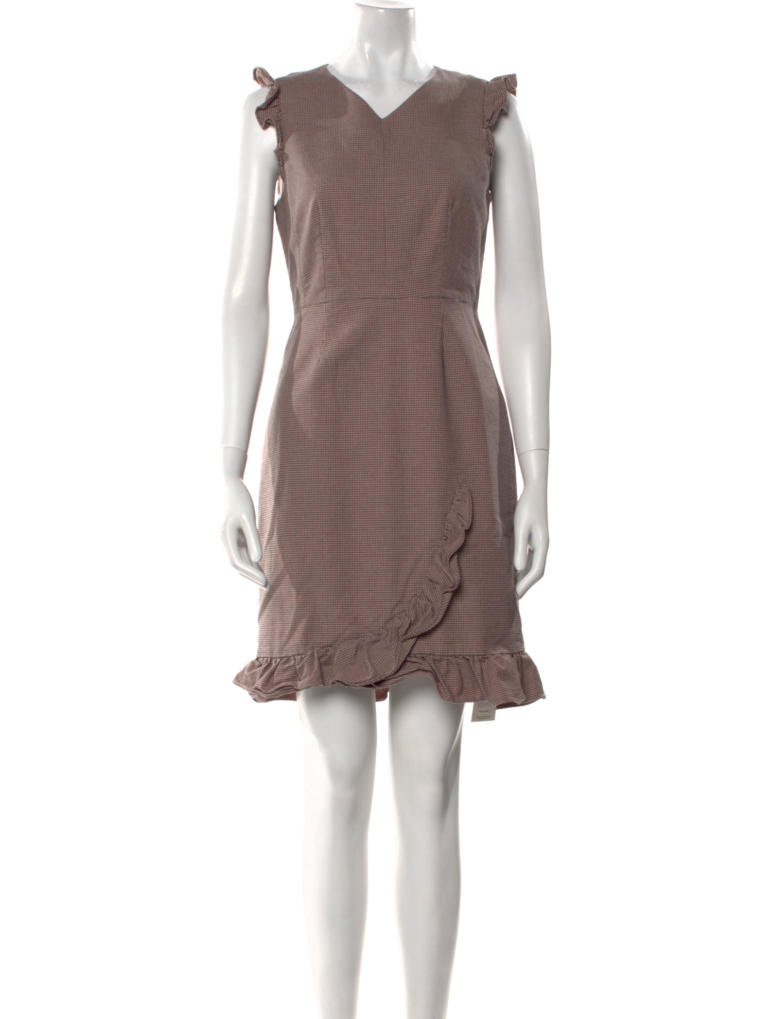 Tailored by Rebecca Taylor Plaid Print Mini Dress