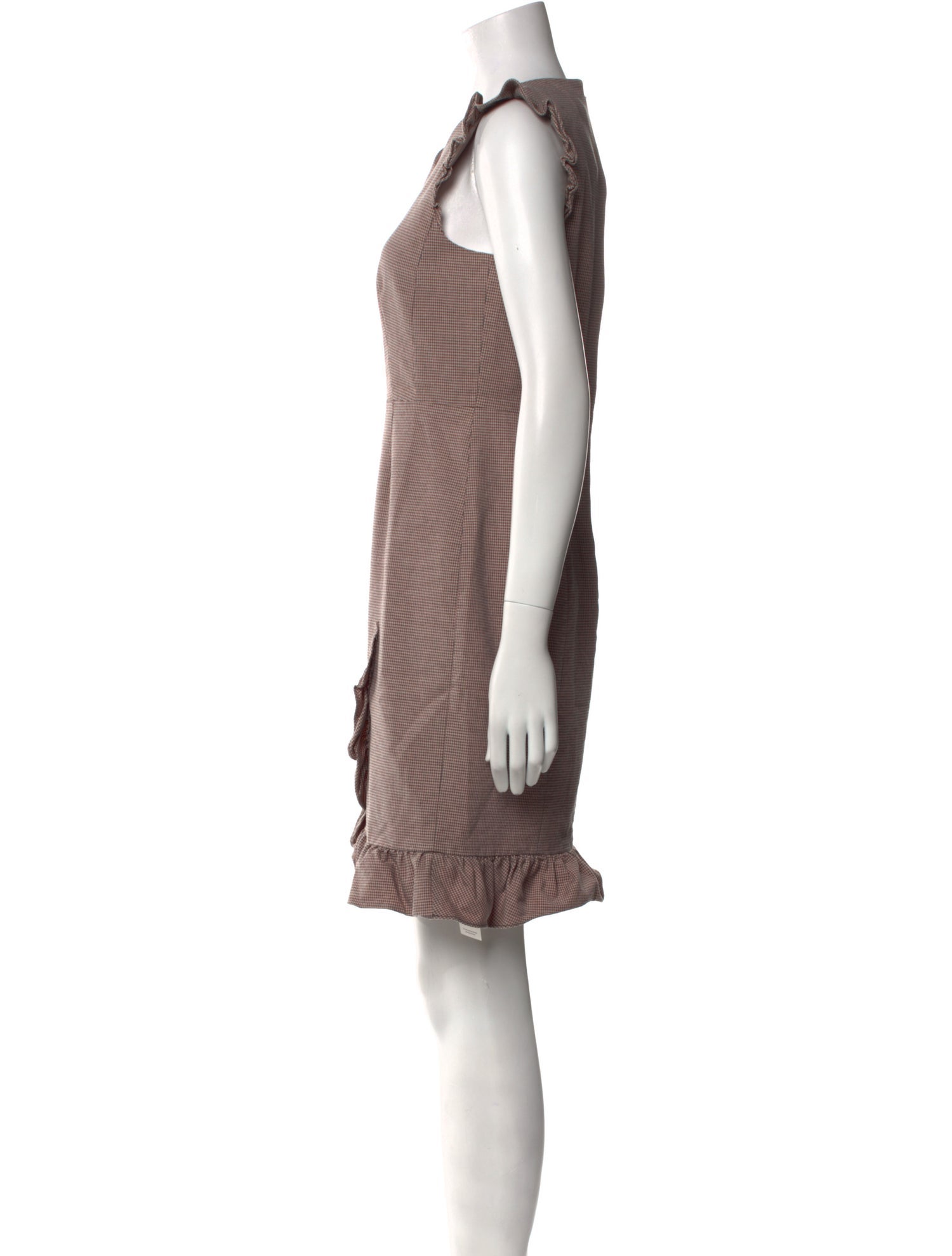 Tailored by Rebecca Taylor Plaid Print Mini Dress