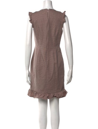 Tailored by Rebecca Taylor Plaid Print Mini Dress