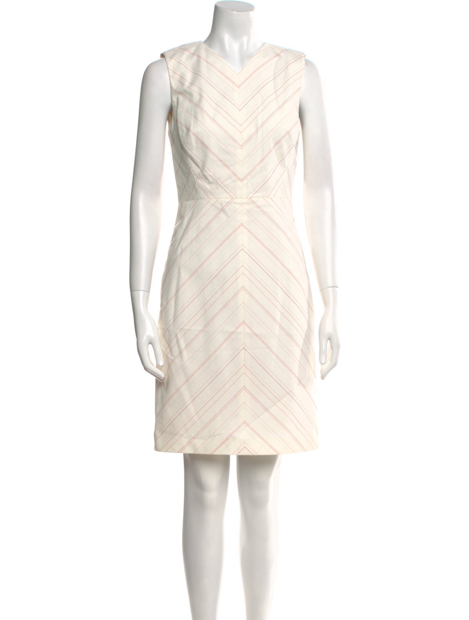 Tailored by Rebecca Taylor V-Neck Knee-Length Dress