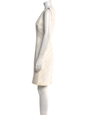 Tailored by Rebecca Taylor V-Neck Knee-Length Dress