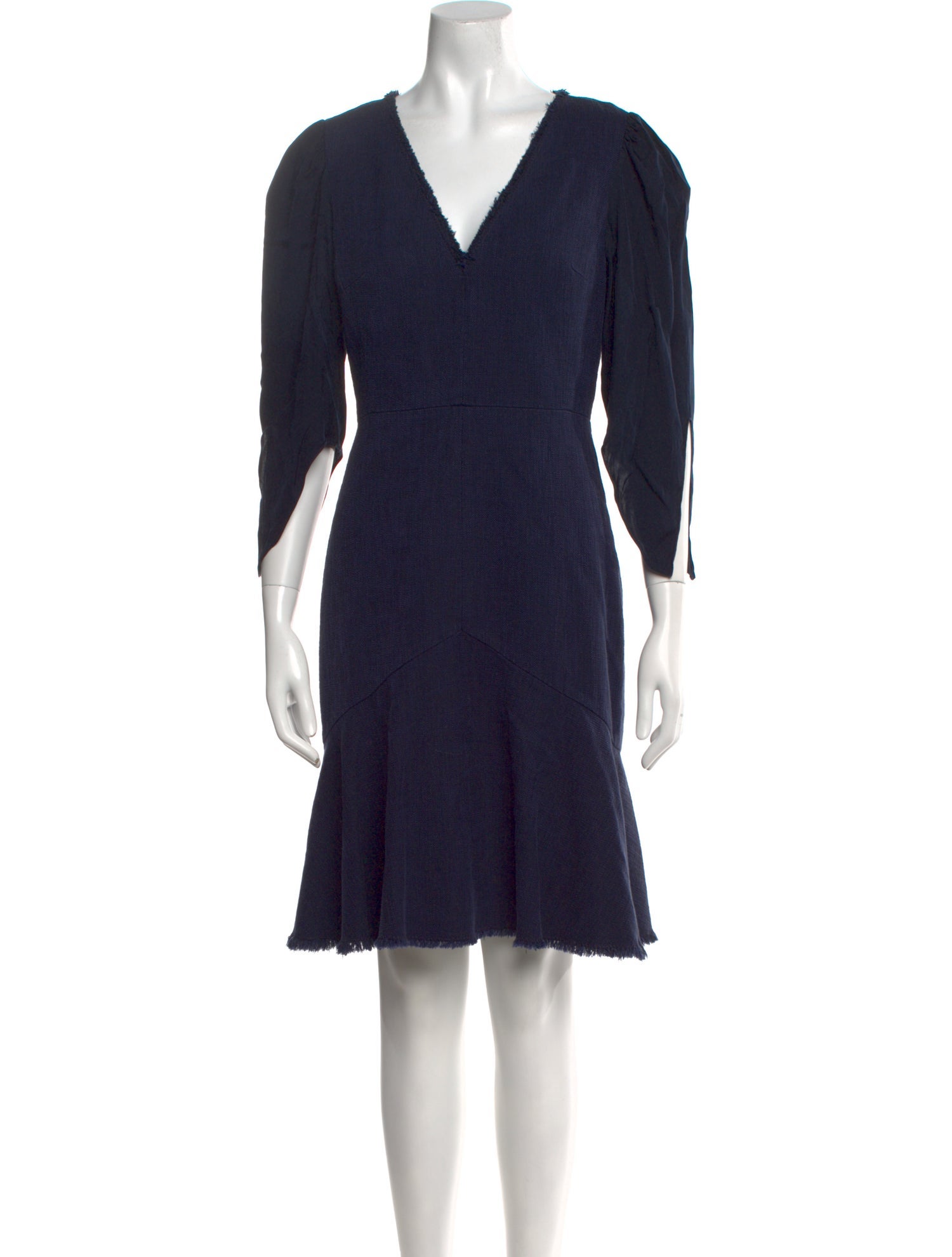 Tailored by Rebecca Taylor V-Neck Mini Dress