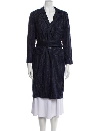 Tailored by Rebecca Taylor Striped Coat