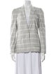 Tailored by Rebecca Taylor Plaid Print Blazer
