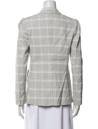 Tailored by Rebecca Taylor Plaid Print Blazer