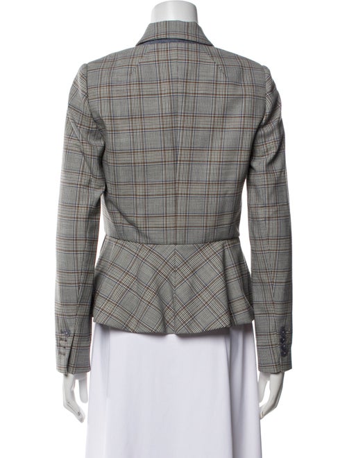 Tailored by Rebecca Taylor Plaid Print Blazer