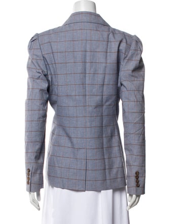 Tailored by Rebecca Taylor Plaid Print Blazer