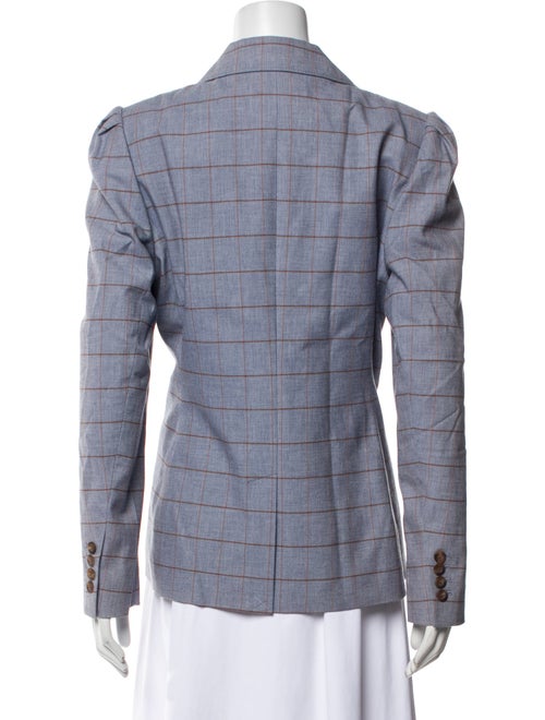 Tailored by Rebecca Taylor Plaid Print Blazer