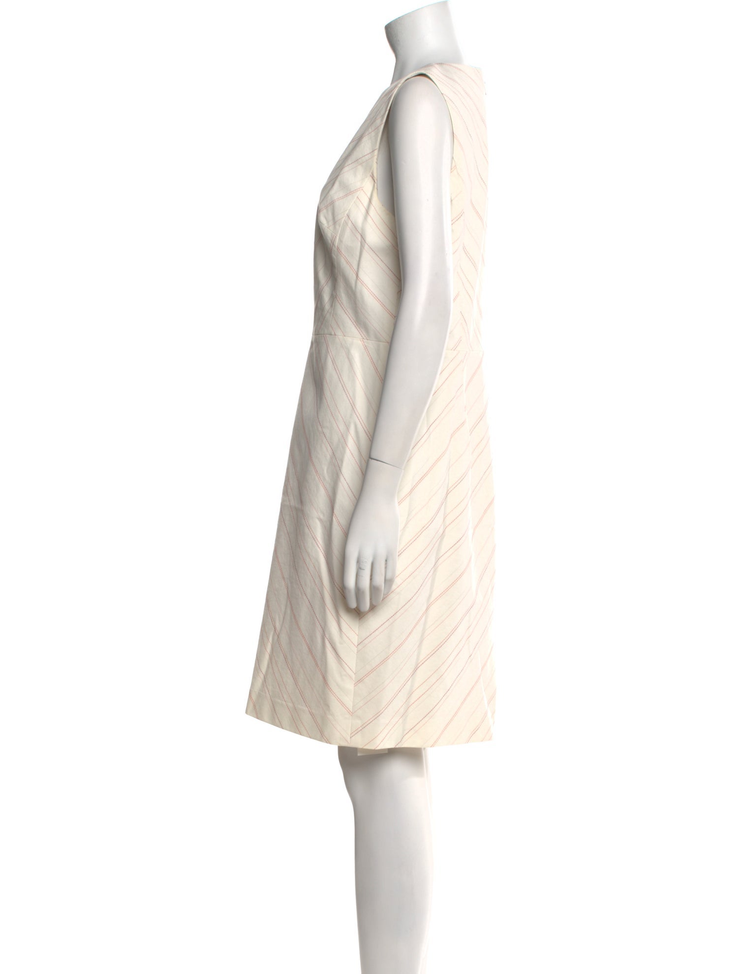 Tailored by Rebecca Taylor V-Neck Knee-Length Dress