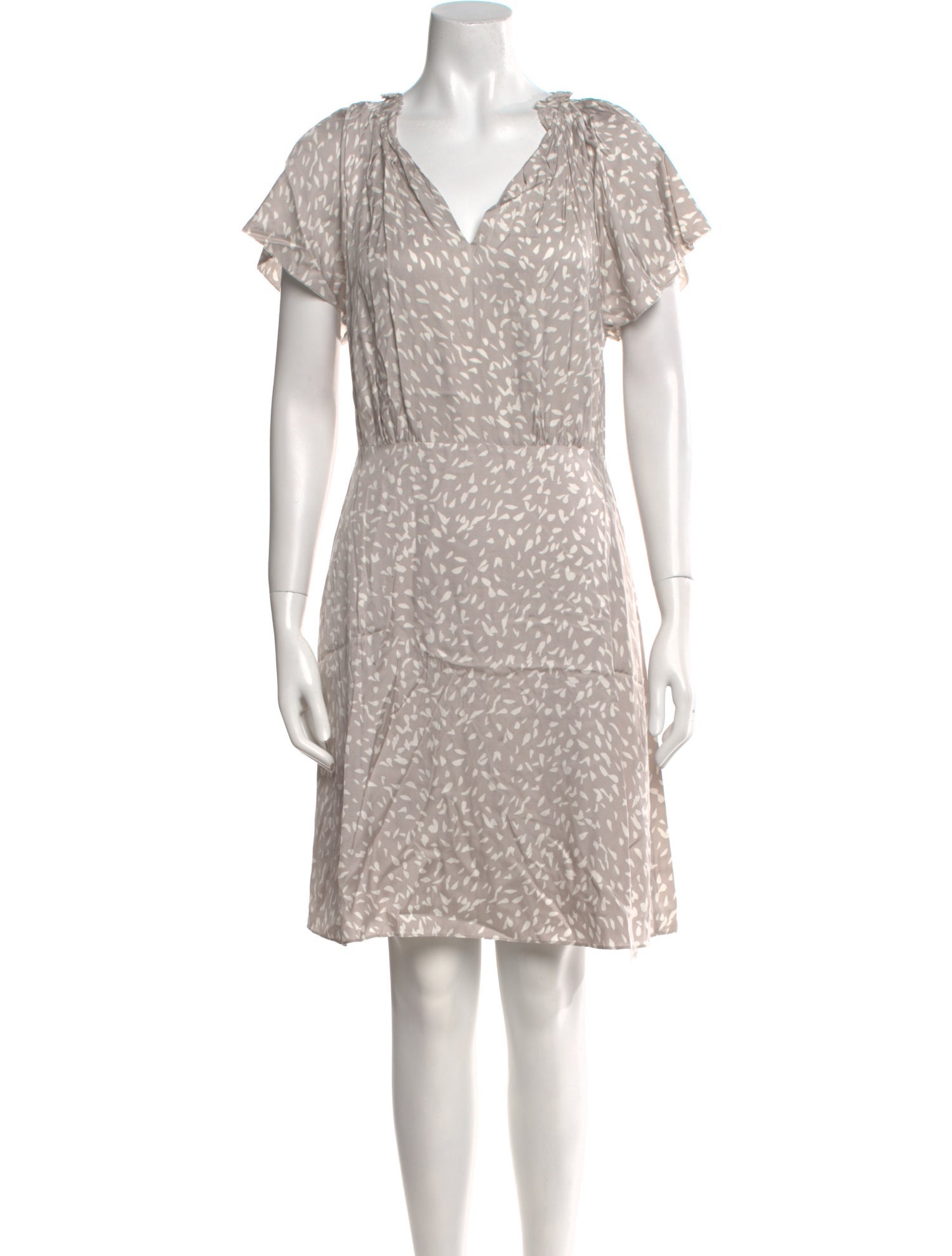 Tailored by Rebecca Taylor Printed Knee-Length Dress