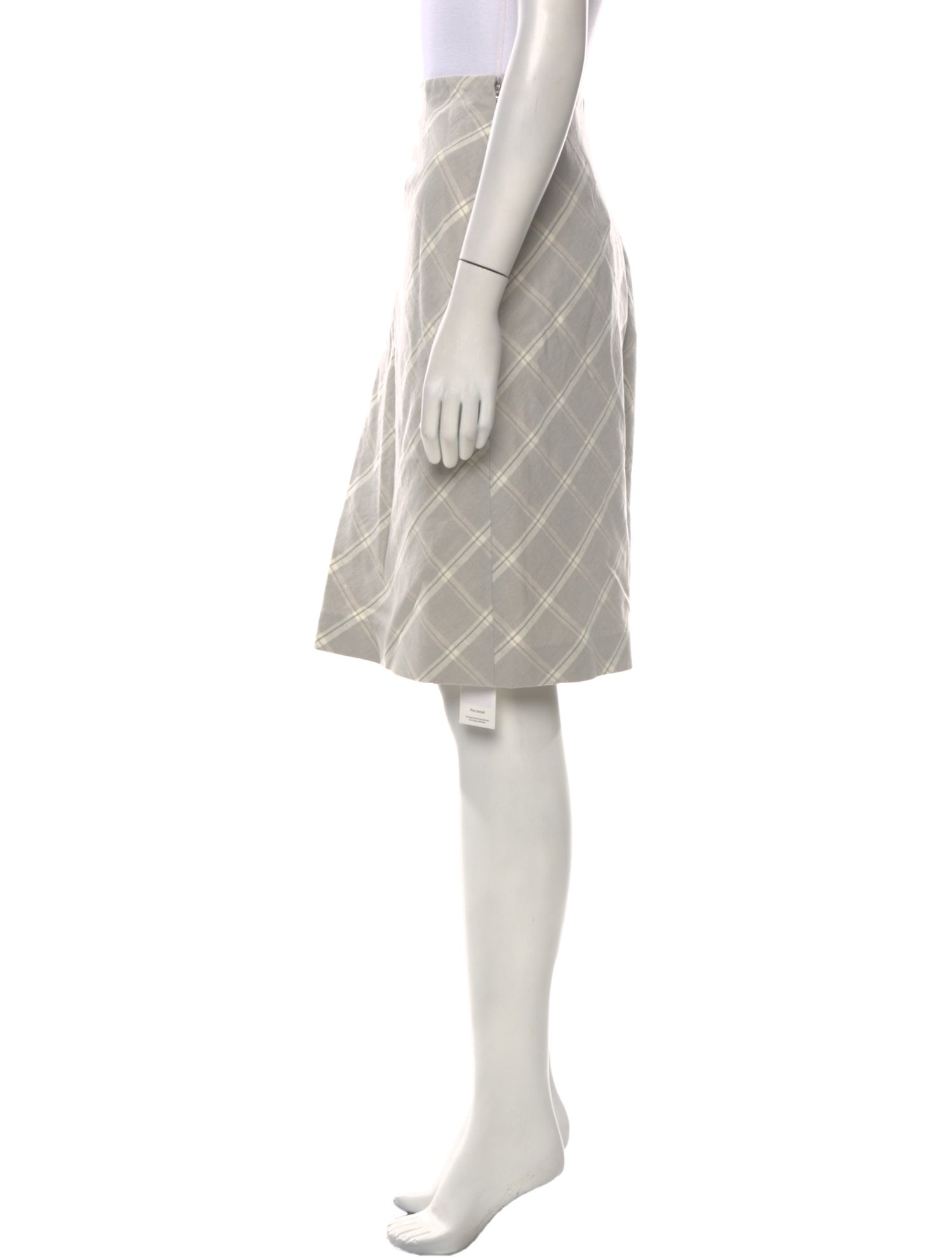 Tailored by Rebecca Taylor Plaid Print Knee-Length Skirt