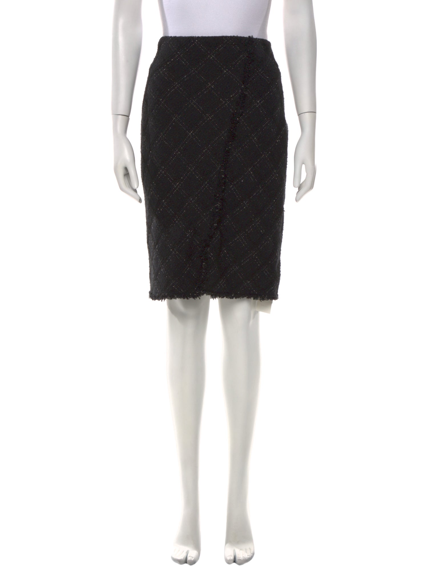 Tailored by Rebecca Taylor Plaid Print Knee-Length Skirt w/ Tags